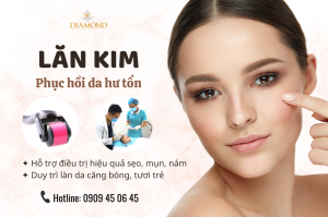 Lăn kim phục hồi da hư tổn
