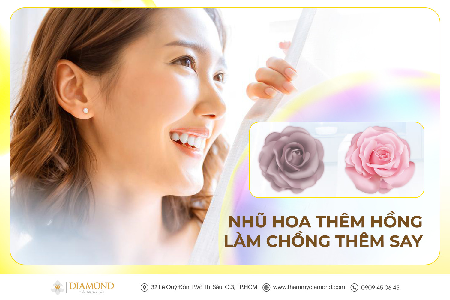 Nhũ hoa thêm hồng làm chồng thêm say