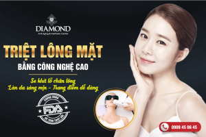 Triệt lông mặt bằng công nghệ cao