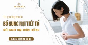 Uống thuốc bổ sung nội tiết tố