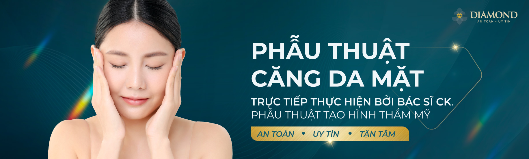 Căng da mặt bán phần