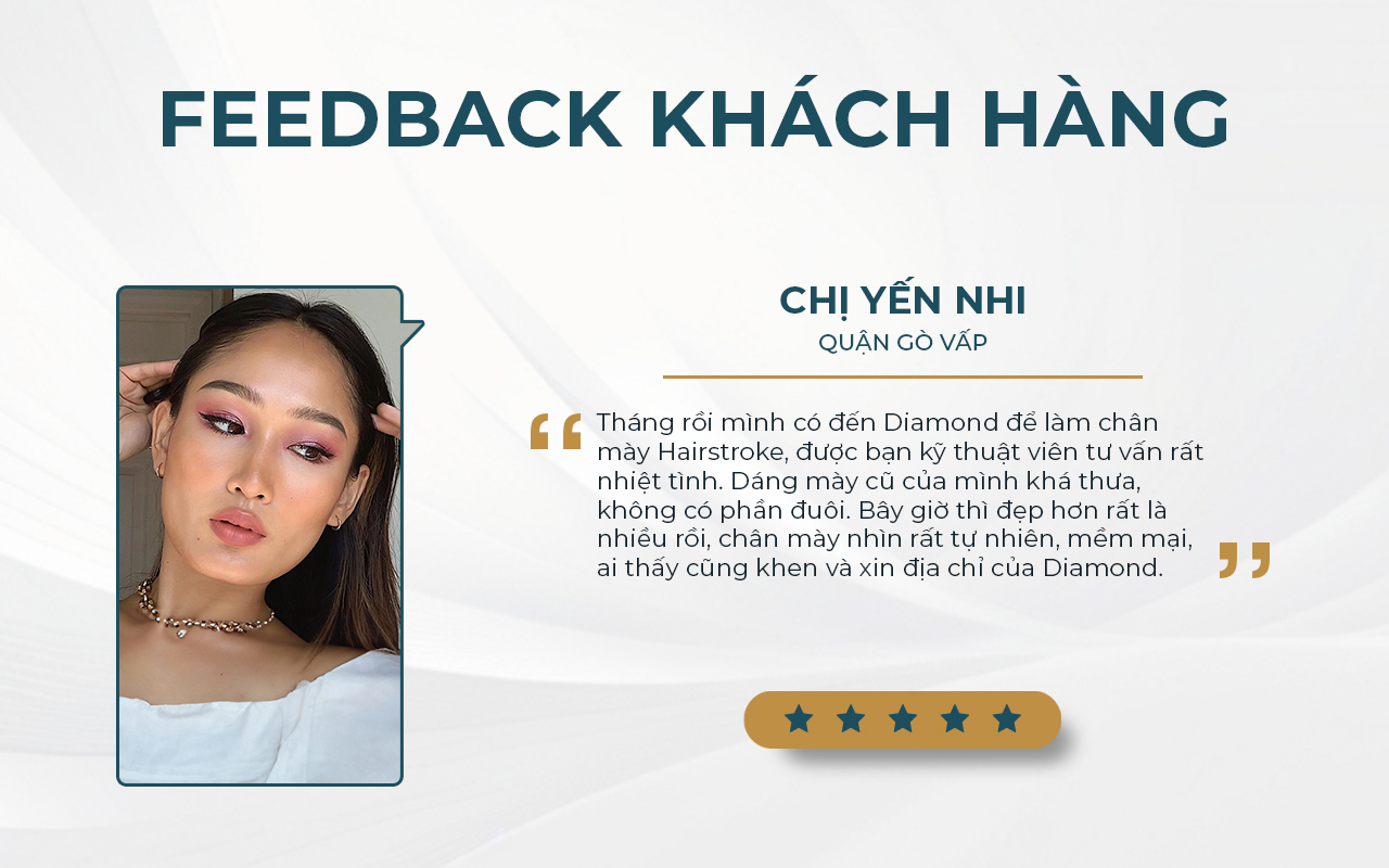 Feedback khách hàng xăm chân mày 1