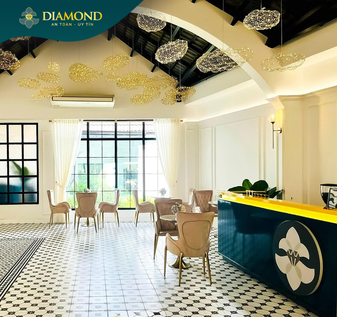 Quầy coffee thư giãn Thẩm Mỹ Diamond